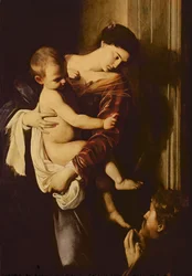 Detail van de Madonna van de pelgrims, ca. 1603-05